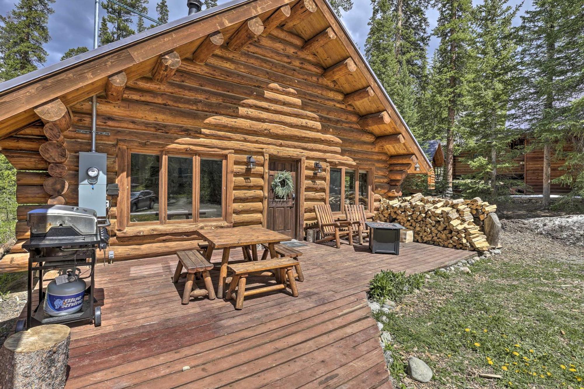 Cozy Breckenridge Cabin With Deck, 8 Mi To Gondola المظهر الخارجي الصورة
