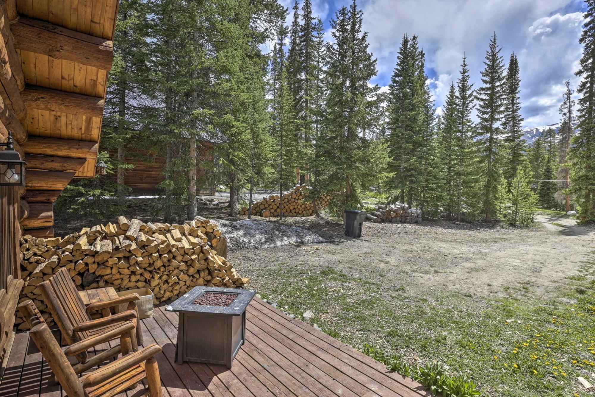 Cozy Breckenridge Cabin With Deck, 8 Mi To Gondola المظهر الخارجي الصورة