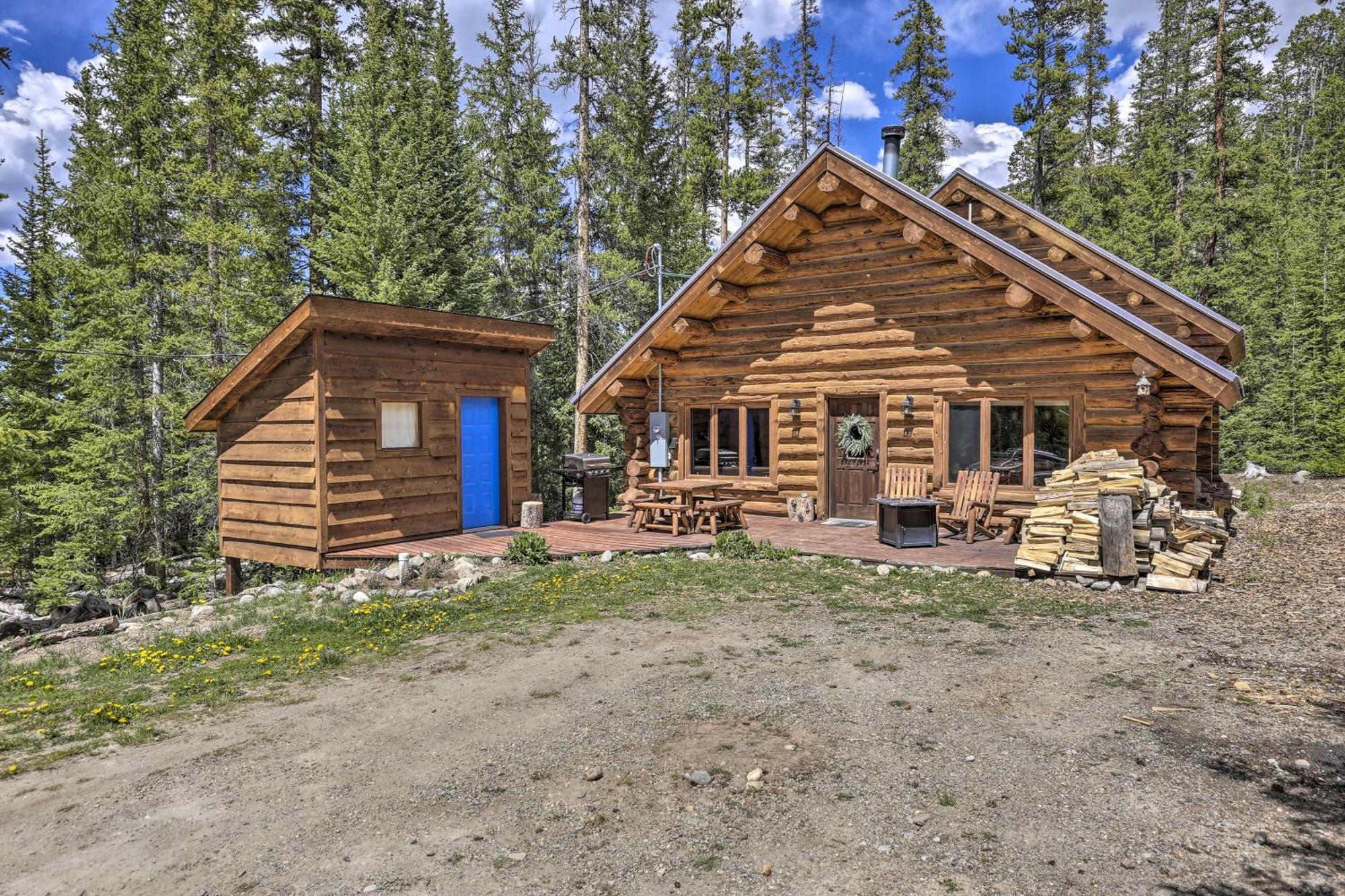 Cozy Breckenridge Cabin With Deck, 8 Mi To Gondola المظهر الخارجي الصورة